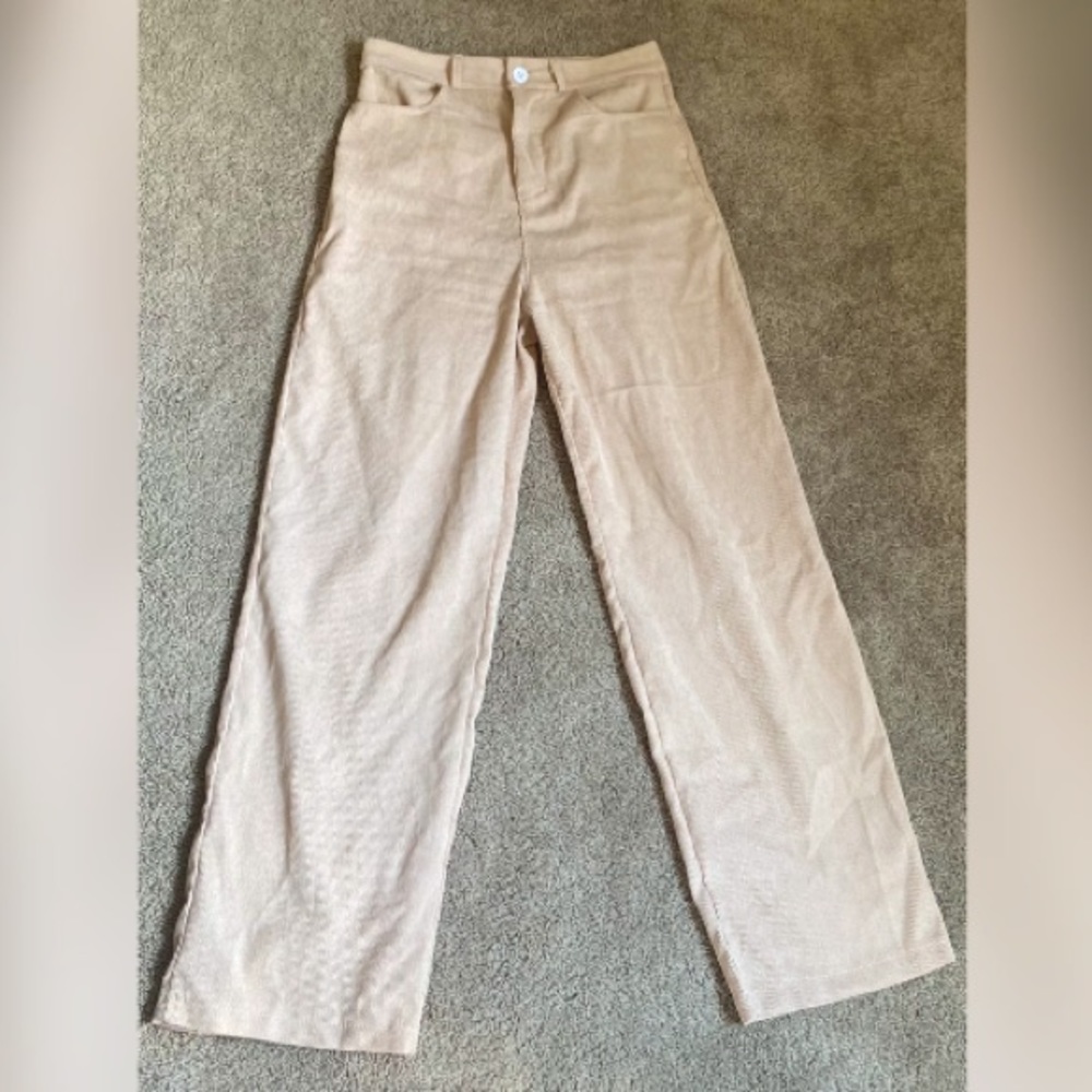 Almond YesStyle Straight Leg Pants